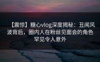【震惊】糖心vlog深度揭秘：丑闻风波背后，圈内人在粉丝见面会的角色罕见令人意外